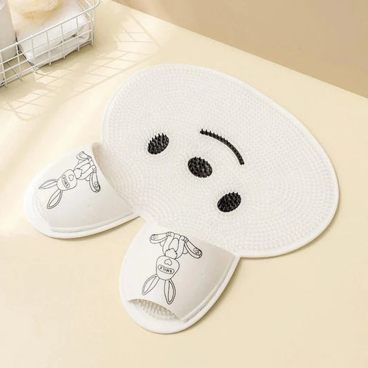 Foot Cleaning Mat with Non-Slip Suction Cups – Rabbit Shape